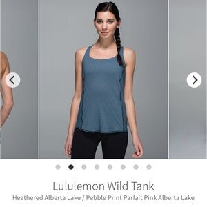 Lululemon Wild Tank(4)*EUC*